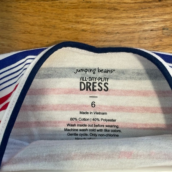 Girls Jumping Beans 4th of July Dress - Size 6 - Picture 5 of 5